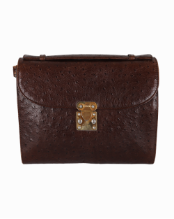 Bolsa Fendi Vintage Couro Marrom 