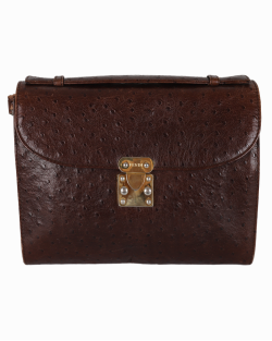 Bolsa Fendi Vintage Couro Marrom 