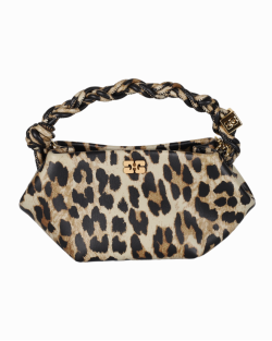 Bolsa Ganni Leopardo Bou Pequena 