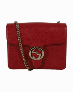 Bolsa Gucci Interlocking Vermelha
