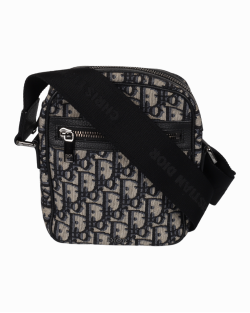 Bolsa Dior Masculina Monograma Azul