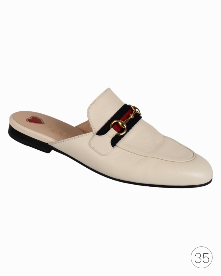 GUCCI　ミュール Gucci Mule Princetown de Couro