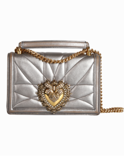 Bolsa Dolce & Gabbana Devotion Prateada 