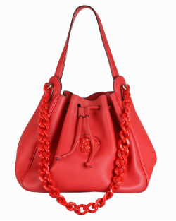 Bolsa Versace La Medusa Bucket Vermelha