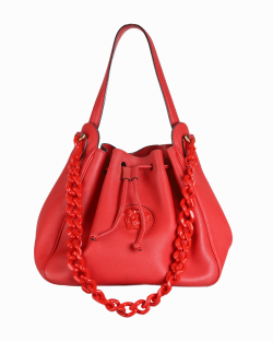 Bolsa Versace La Medusa Bucket Vermelha