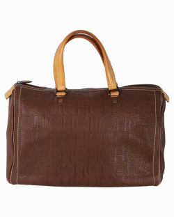 Bolsa Carolina Herrera Monograma Marrom 