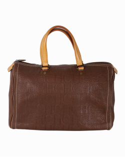 Bolsa Carolina Herrera Monograma Marrom 