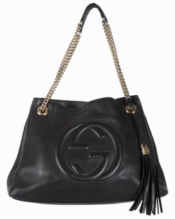 Bolsa Gucci Soho Shoulder Preta 