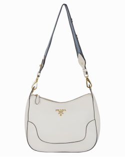Bolsa Prada Vitello Daino Branca