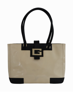 Bolsa Gucci Shopper Vintage Verniz Bicolor