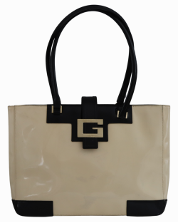 Bolsa Gucci Shopper Vintage Verniz Bicolor