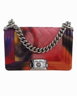 Bolsa Chanel Boy Tiracolo Small Flower power 