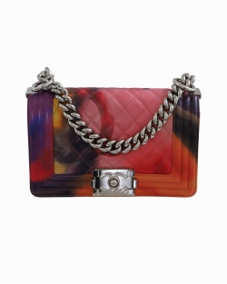 Bolsa Chanel Boy Tiracolo Small Flower power 