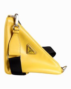 Bolsa Prada Triangle Amarela