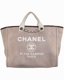 Bolsa Chanel Deauville Bege