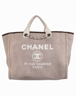 Bolsa Chanel Deauville Bege