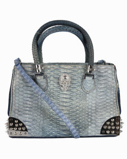 Bolsa Philipp Plein Spikes Azul