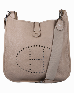 Bolsa Hermès  Évelyne P/M Bege