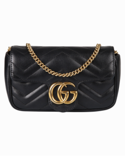 Bolsa Gucci Mini Marmont Preta