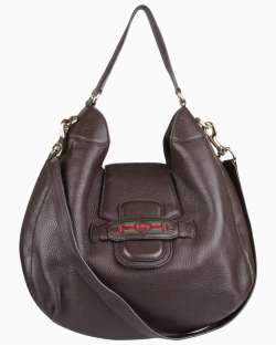 Bolsa Gucci Dressage Hobo Marrom