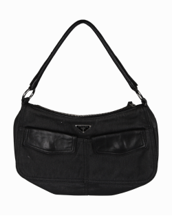 Bolsa Prada Vintage Denim Cinza