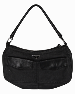 Bolsa Prada Vintage Denim Cinza