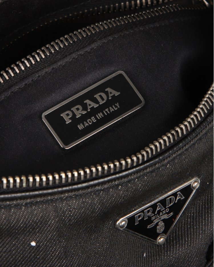 Bolsa Prada Vintage Denim Cinza