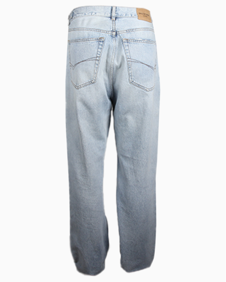 Calça Jeans Balenciaga Lavagem Clara