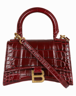 Bolsa Balenciaga Hourglass Vinho