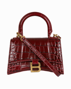 Bolsa Balenciaga Hourglass Vinho
