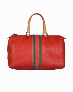 Bolsa Carolina Herrera Andy Boston Vermelha 