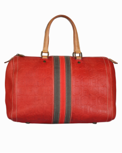 Bolsa Carolina Herrera Andy Boston Vermelha 