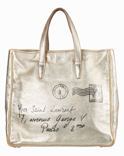 Bolsa Yves Saint Laurent Dourada