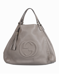 Bolsa Gucci Soho Grande Cinza