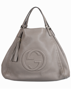 Bolsa Gucci Soho Grande Cinza