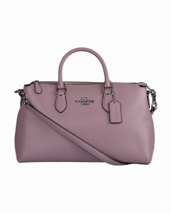 Bolsa Coach Georgia Satchel Lilás