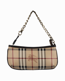 Bolsa Burberry Haymarket Mini Chain Xadrez