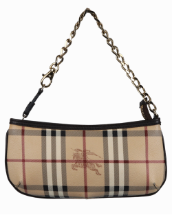 Bolsa Burberry Haymarket Mini Chain Xadrez