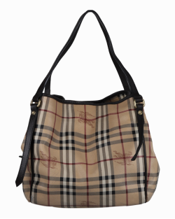 Bolsa Burberry Haymarket Check Canvas Canterbury Tote 