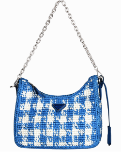 Bolsa Prada Enameled Metal Triangle Re-Edition 1978 