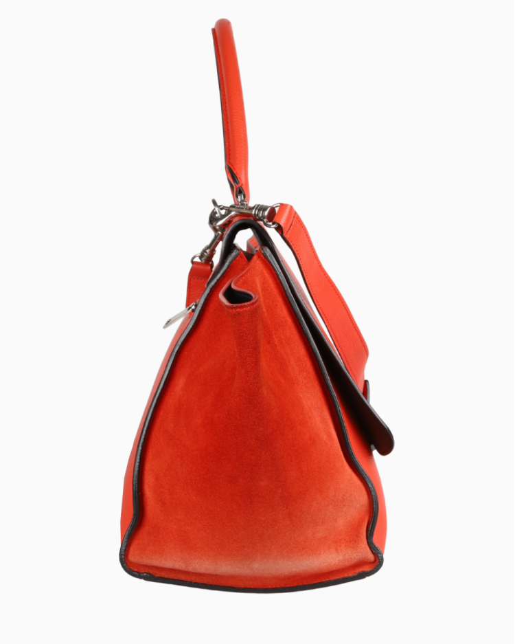 Bolsa Celine Trapeze P Laranja