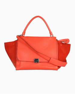 Bolsa Celine Trapeze P Laranja