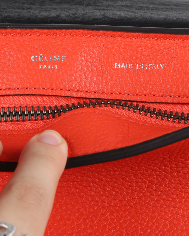 Bolsa Celine Trapeze P Laranja