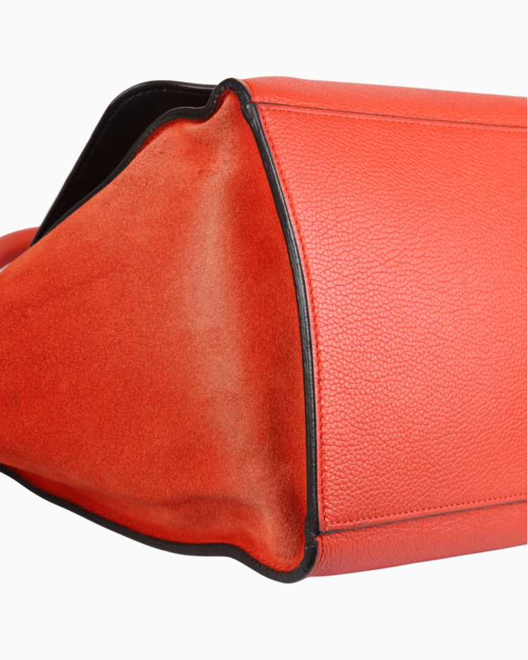 Bolsa Celine Trapeze P Laranja