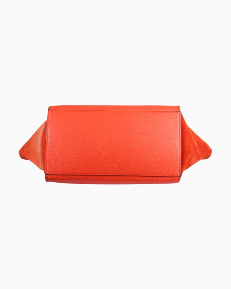 Bolsa Celine Trapeze P Laranja