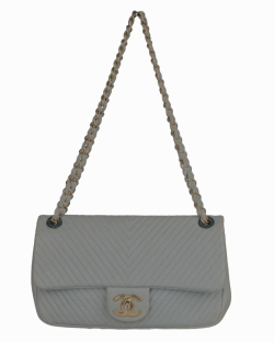 Bolsa Chanel Single Flap Small Verde Claro