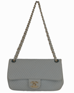 Bolsa Chanel Single Flap Small Verde Claro