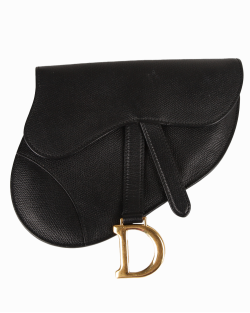 Bolsa Dior Saddle Pochete Preta