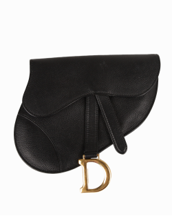 Bolsa Dior Saddle Pochete Preta