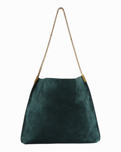 Bolsa Saint Laurent Suzanne Hobo Verde